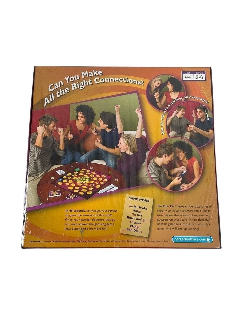 NEW SEALED Adult Party Game Tie One On 2006 Parker Brothers Hasbro - Picture 5 of 10